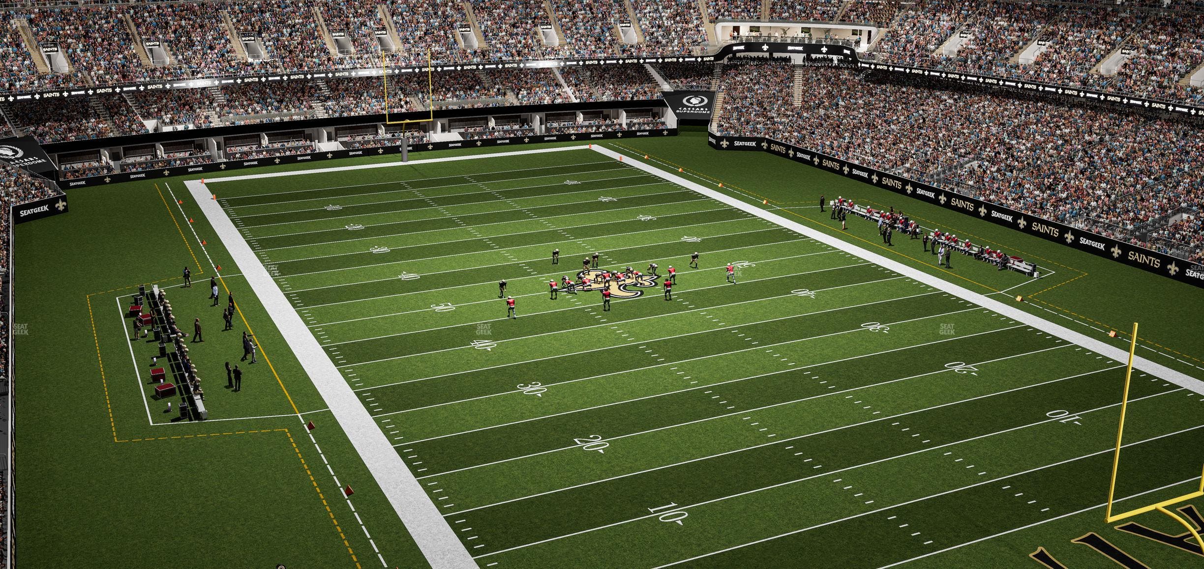Caesars Superdome - Section 631 Seat View