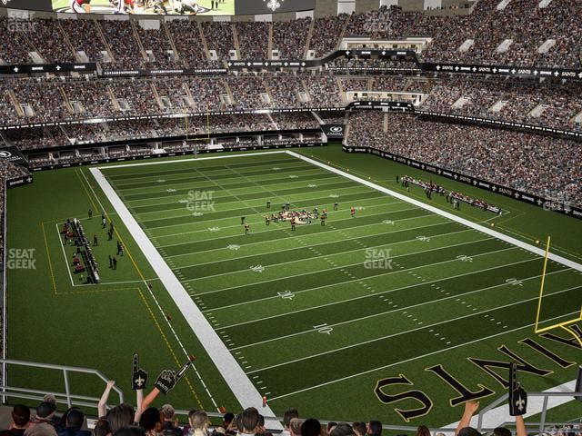 Caesars Superdome - Section 631 Seat View