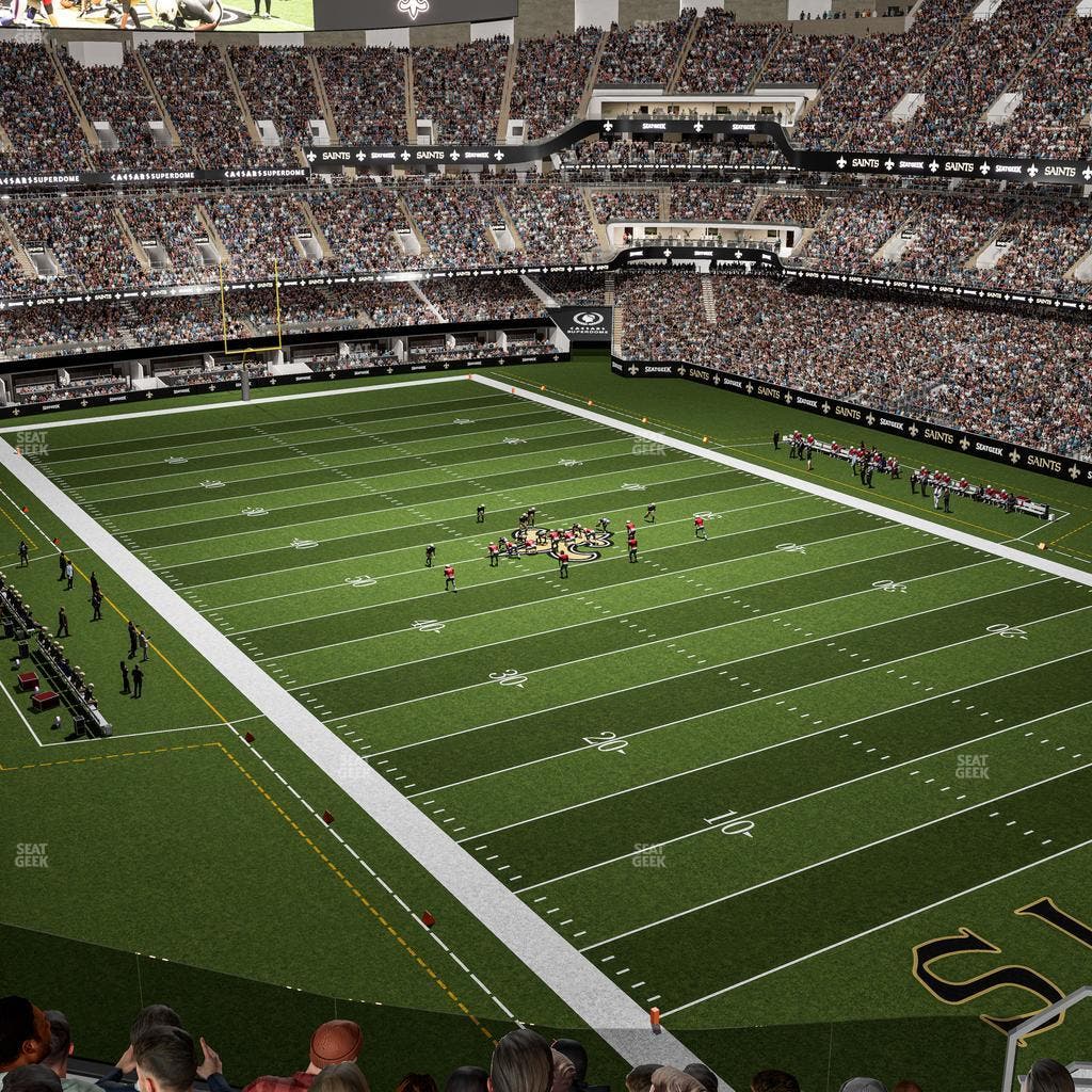 Caesars Superdome - Section 632 Seat View