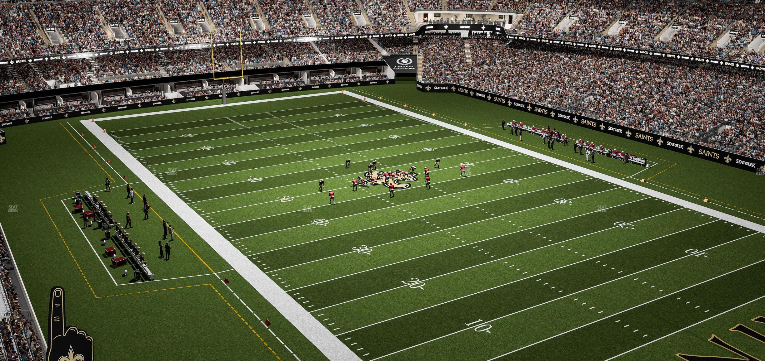 Caesars Superdome - Section 632 Seat View