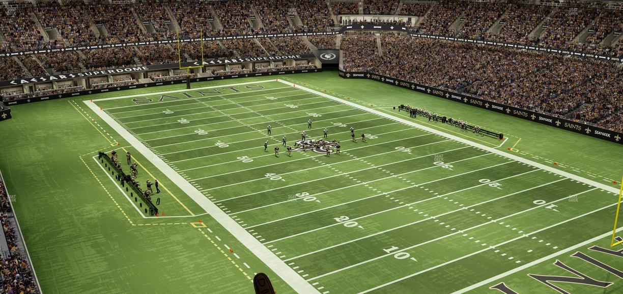 Caesars Superdome - Section 632 Seat View