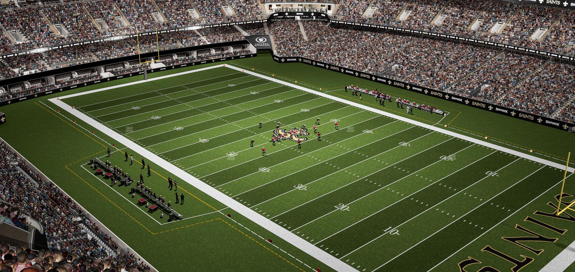 Caesars Superdome - Section 633 Seat View