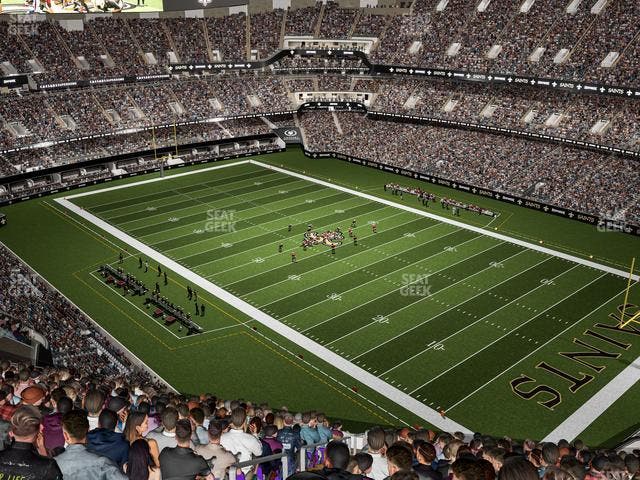 Caesars Superdome - Section 633 Seat View