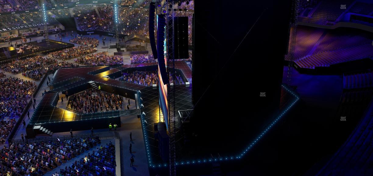 Caesars Superdome - Section 633 Seat View