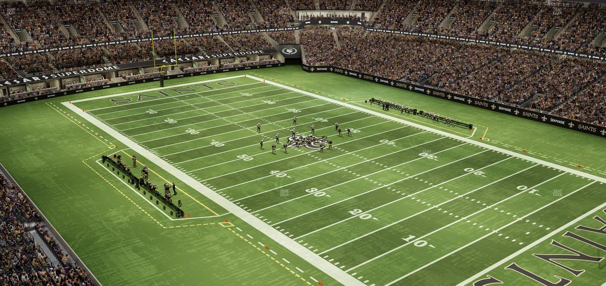 Caesars Superdome - Section 633 Seat View