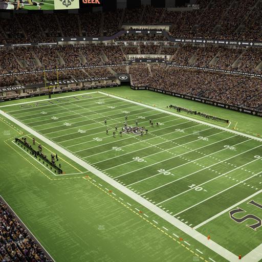 Caesars Superdome - Section 633 Seat View