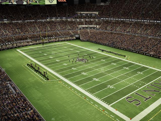 Caesars Superdome - Section 633 Seat View
