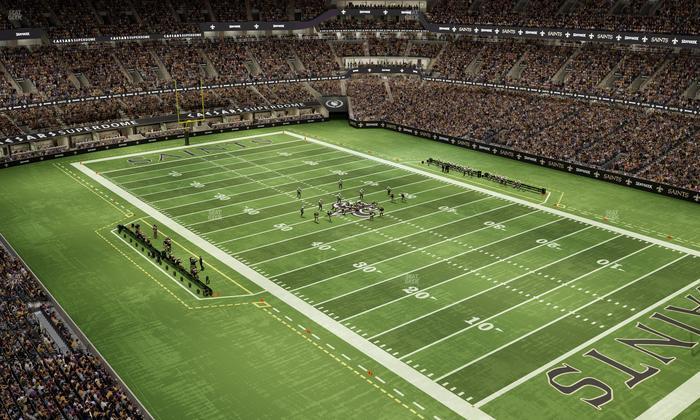 Caesars Superdome - Section 633 Seat View
