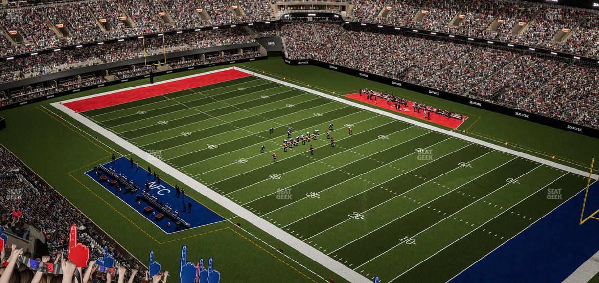 Caesars Superdome - Section 633 Seat View