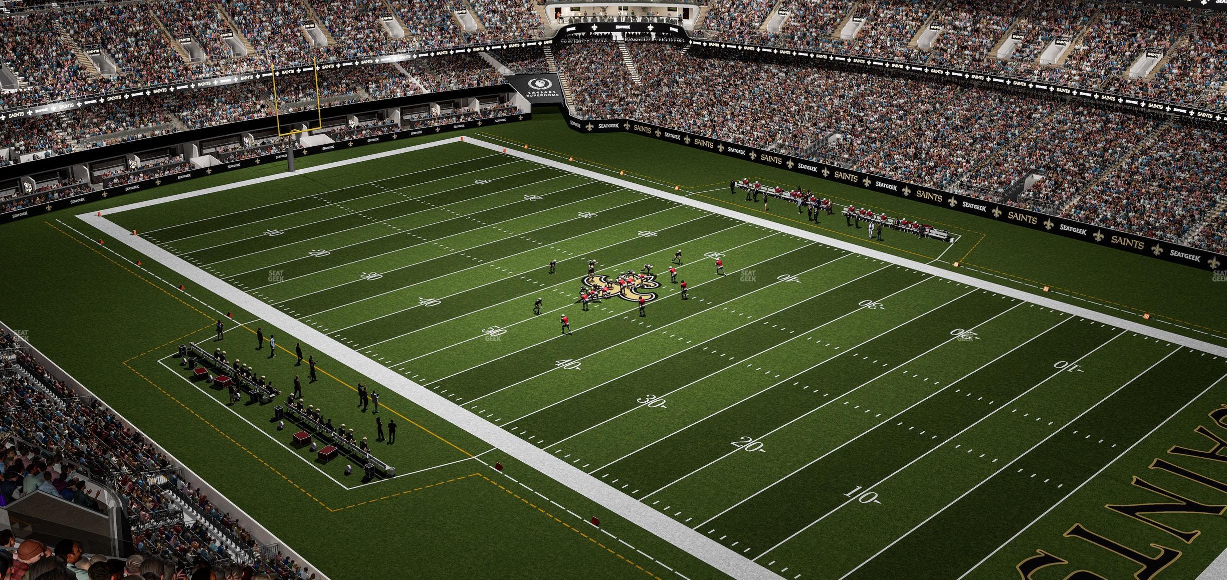 Caesars Superdome - Section 634 Seat View