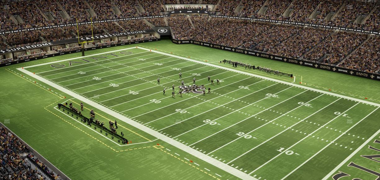 Caesars Superdome - Section 634 Seat View