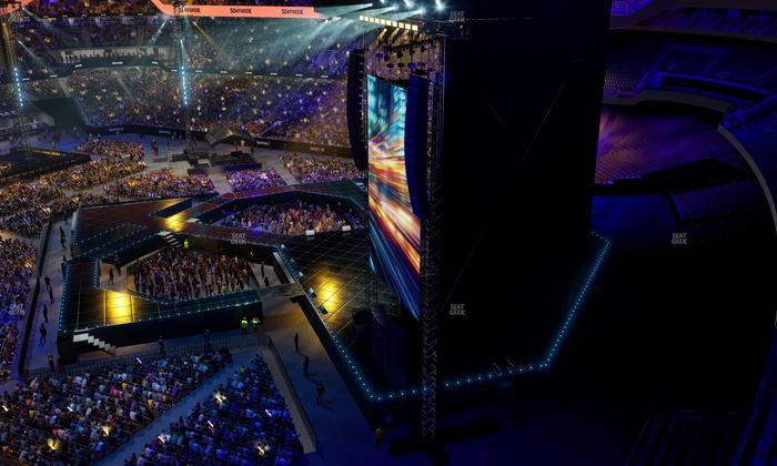Caesars Superdome - Section 634 Seat View