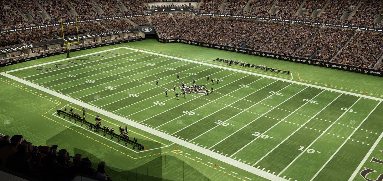 Caesars Superdome - Section 635 Wc Seat View