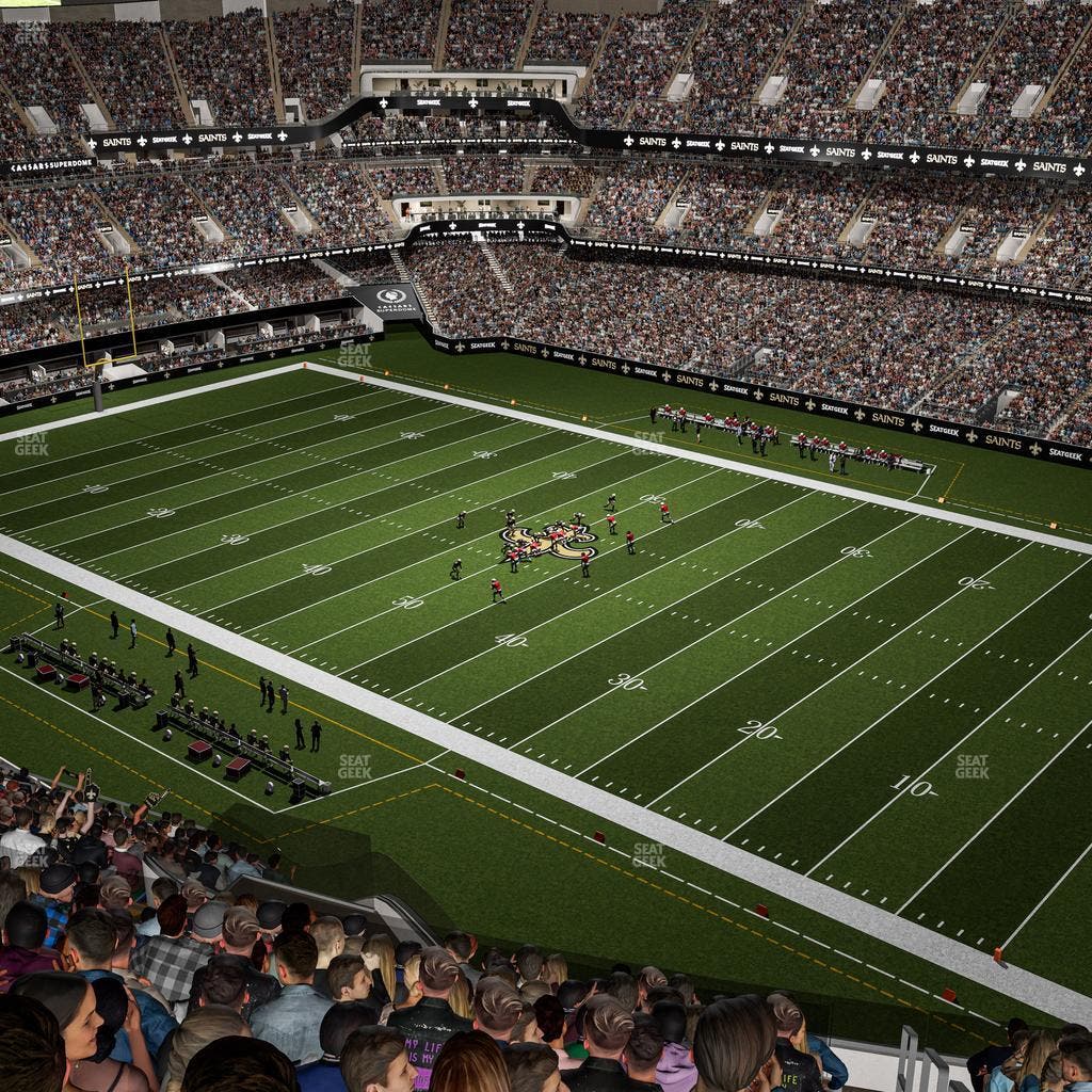 Caesars Superdome - Section 635 Seat View