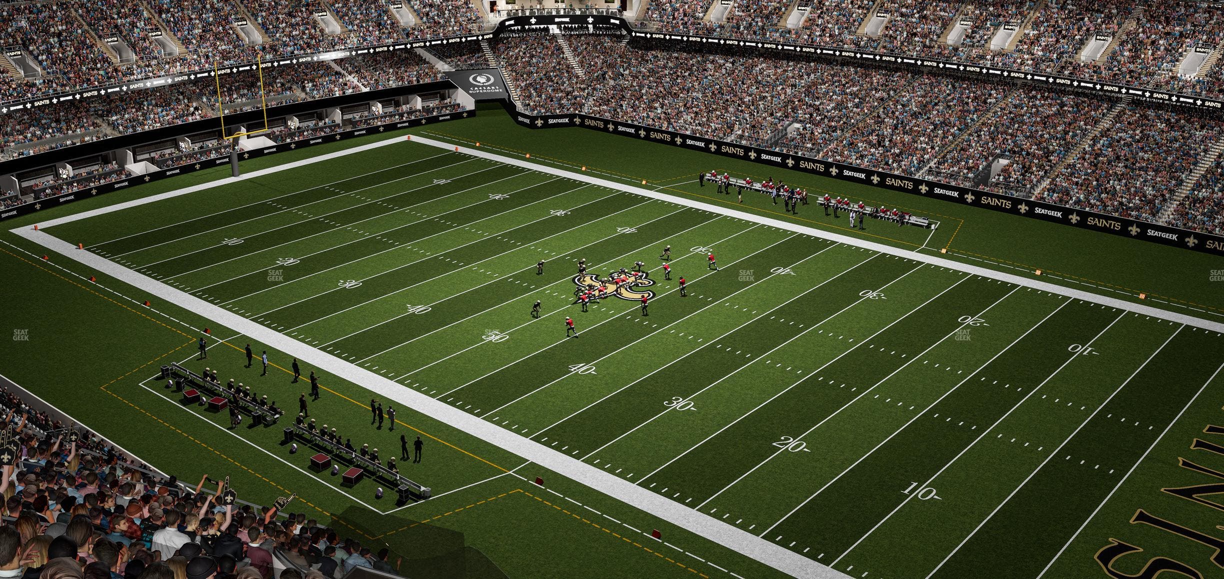 Caesars Superdome - Section 635 Seat View