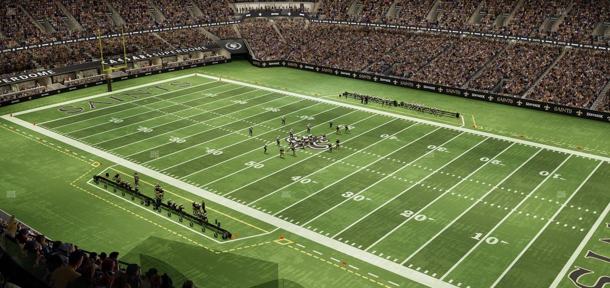Caesars Superdome - Section 635 Seat View