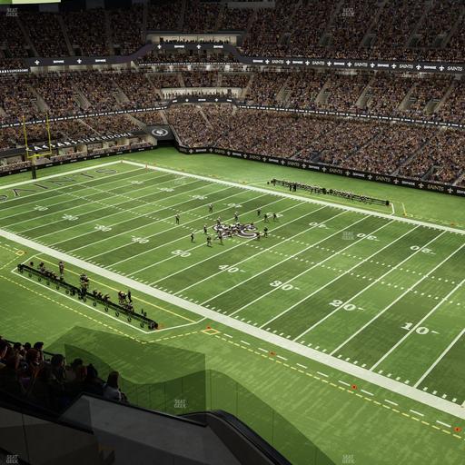 Caesars Superdome - Section 635 Seat View