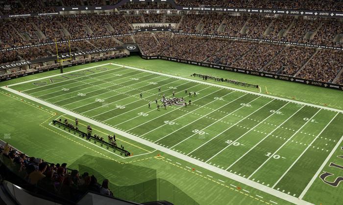 Caesars Superdome - Section 635 Seat View