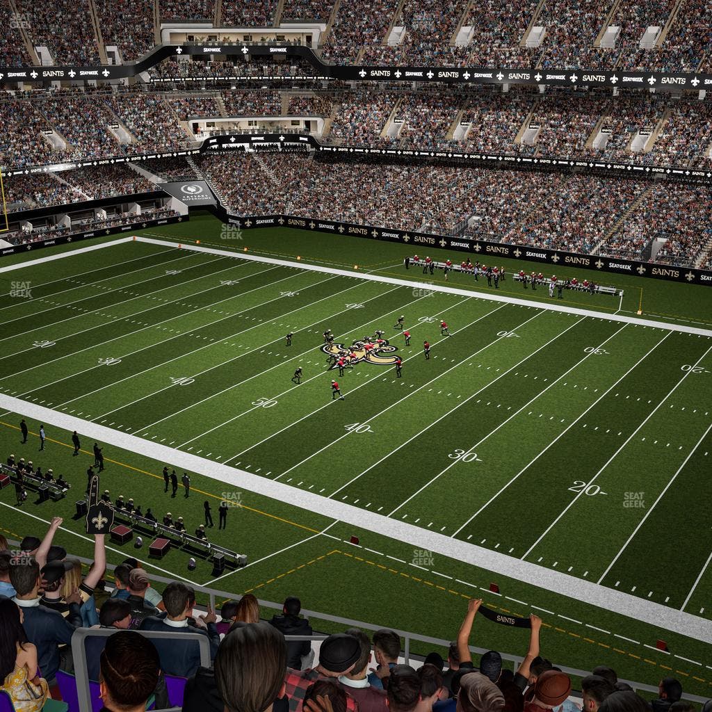 Caesars Superdome - Section 636 Seat View