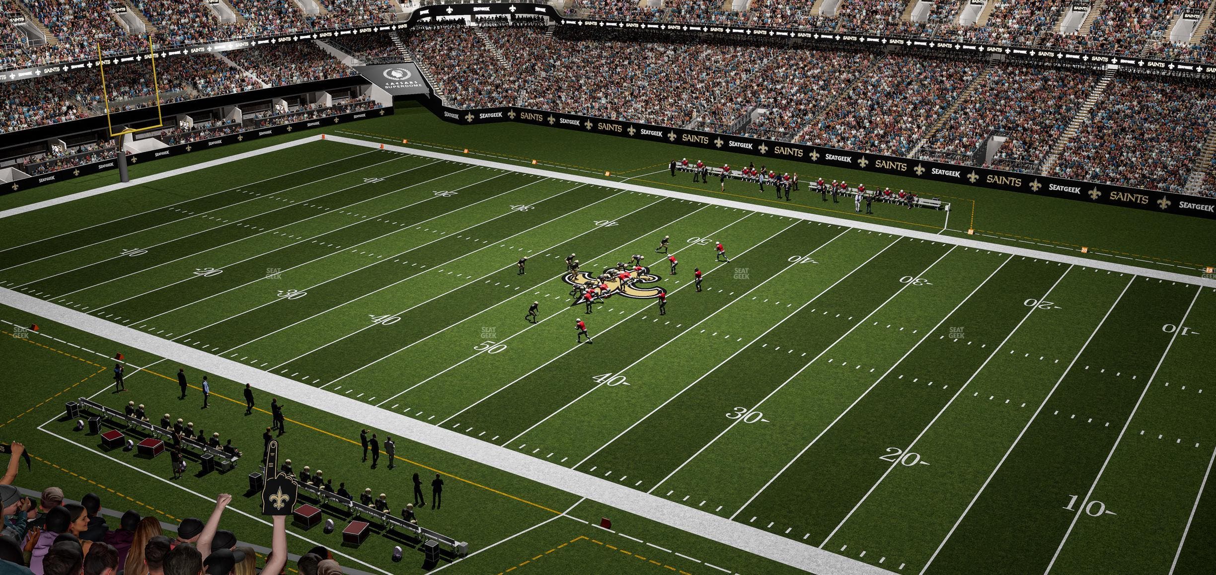 Caesars Superdome - Section 636 Seat View