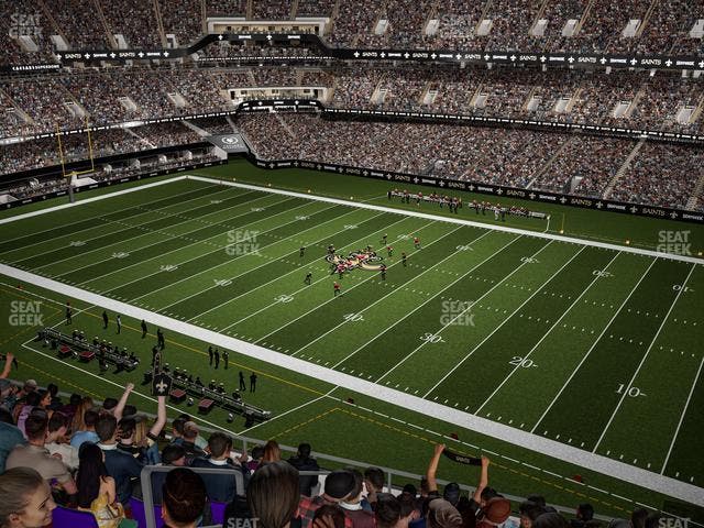 Caesars Superdome - Section 636 Seat View