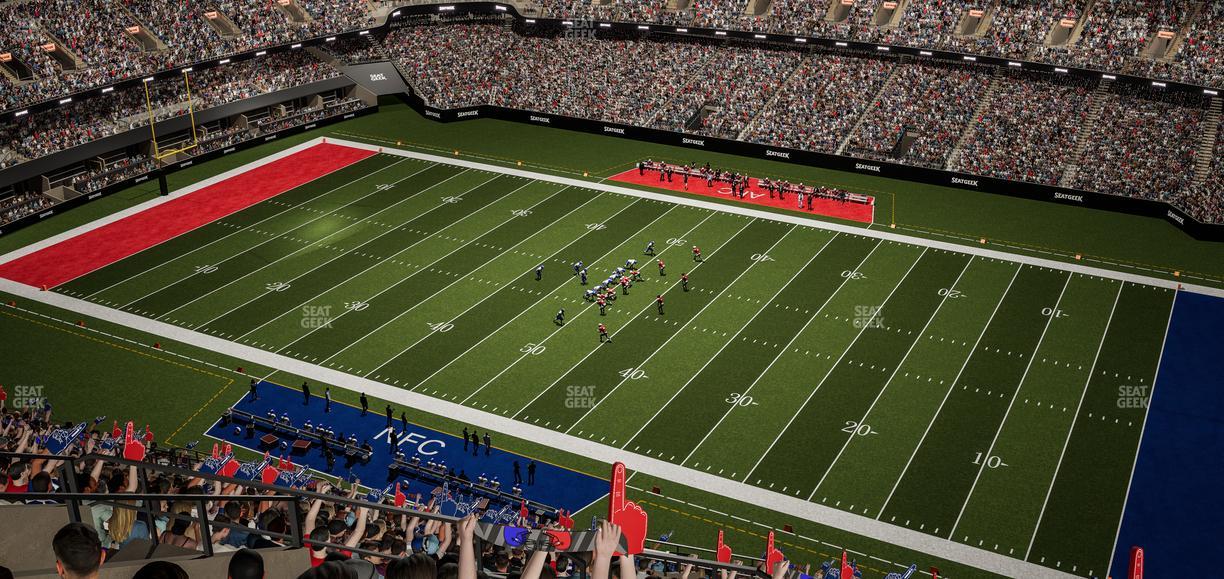 Caesars Superdome - Section 636 Seat View