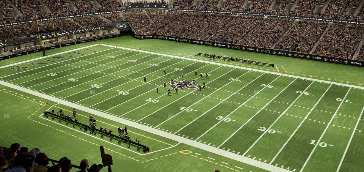 Caesars Superdome - Section 636 Seat View