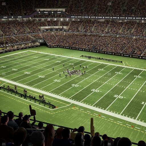Caesars Superdome - Section 636 Seat View