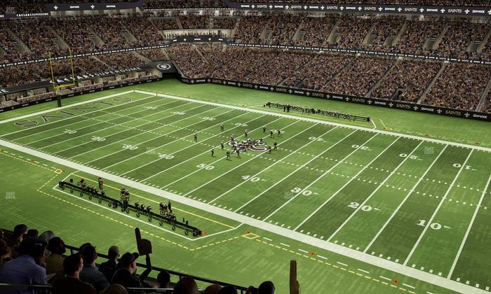 Caesars Superdome - Section 636 Seat View