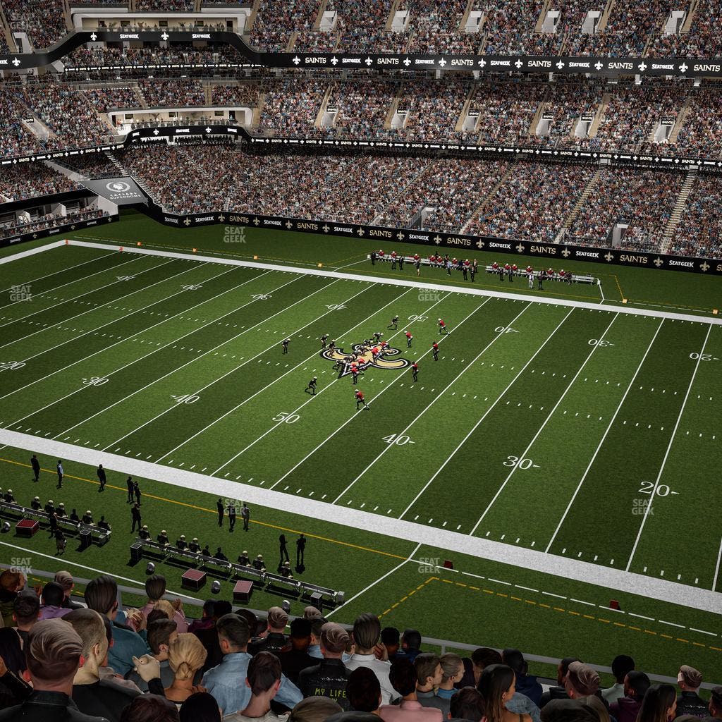 Caesars Superdome - Section 637 Seat View