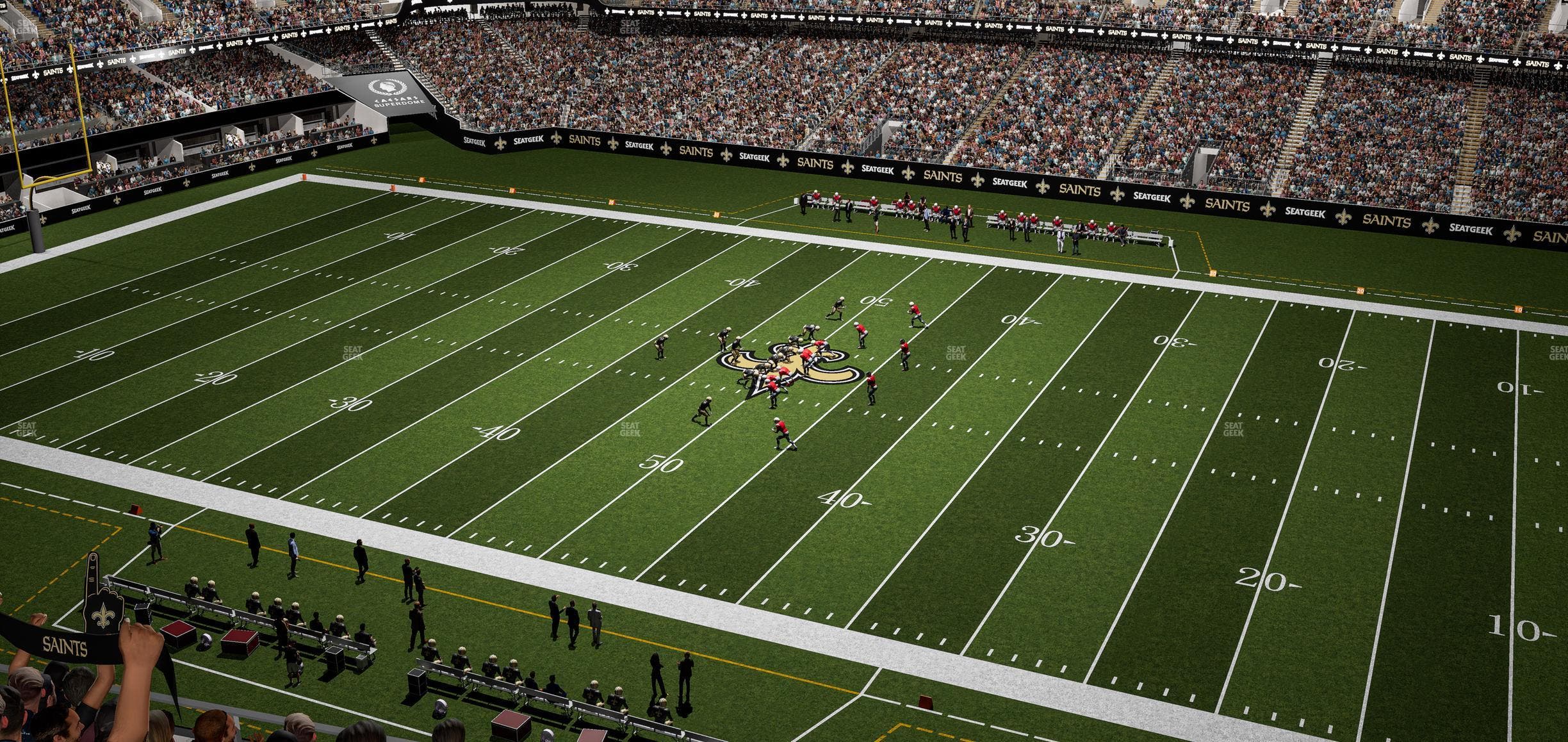 Caesars Superdome - Section 637 Seat View