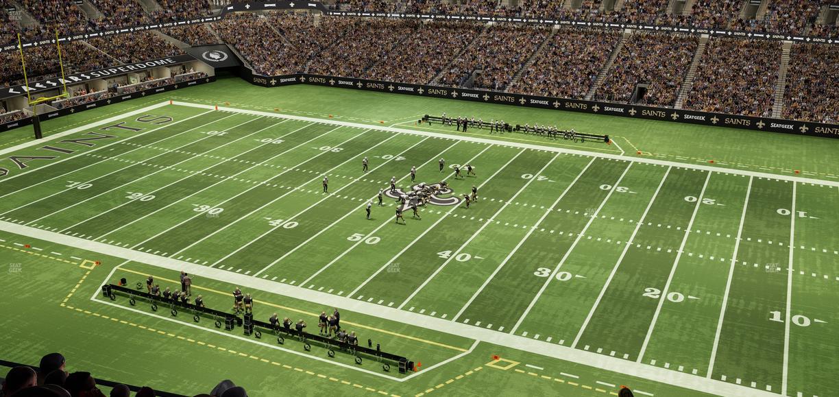 Caesars Superdome - Section 637 Seat View