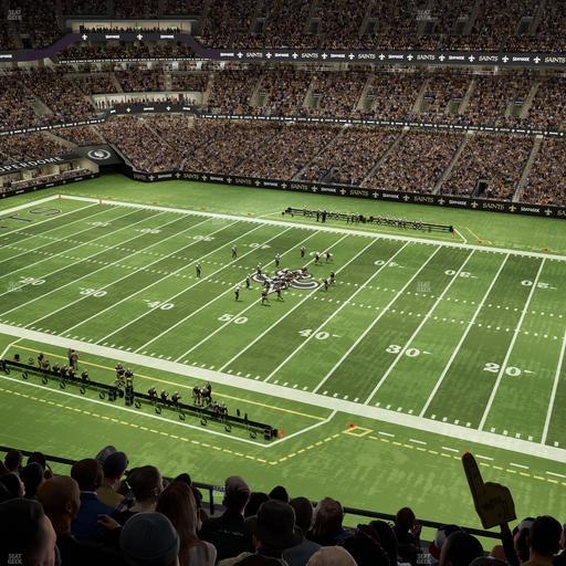 Caesars Superdome - Section 637 Seat View