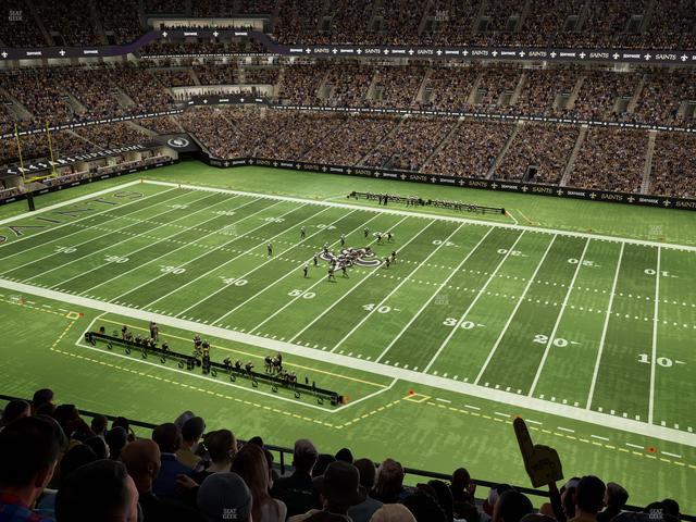 Caesars Superdome - Section 637 Seat View