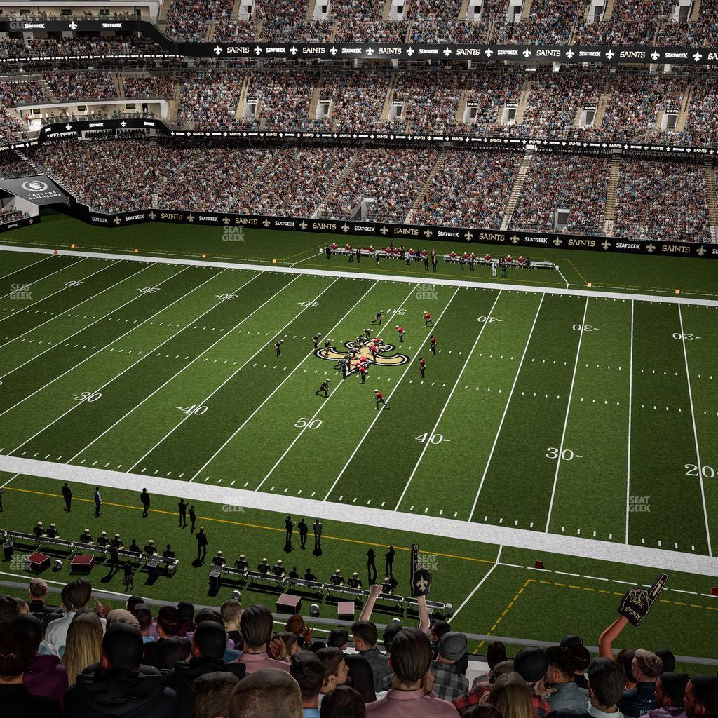 Caesars Superdome - Section 638 Seat View