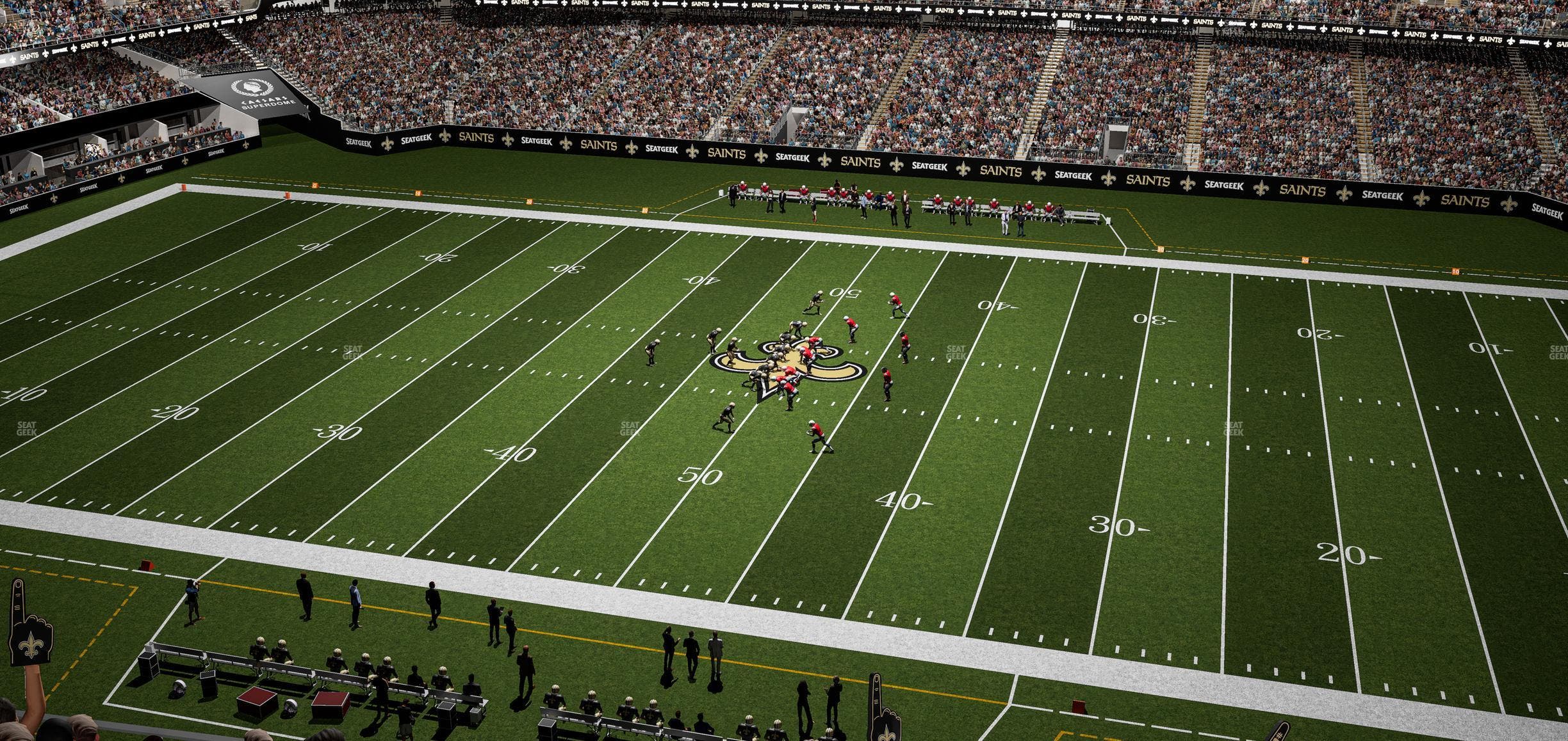 Caesars Superdome - Section 638 Seat View