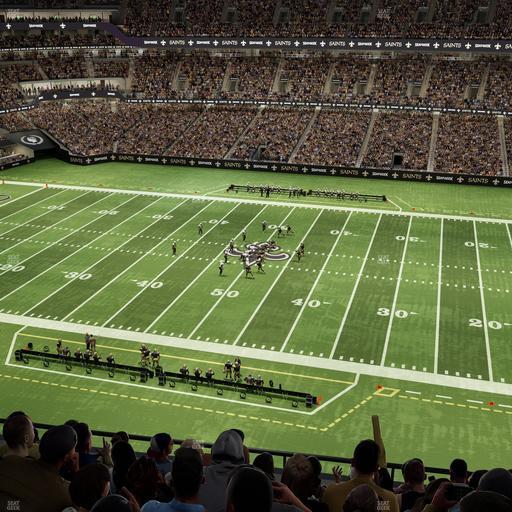 Caesars Superdome - Section 638 Seat View