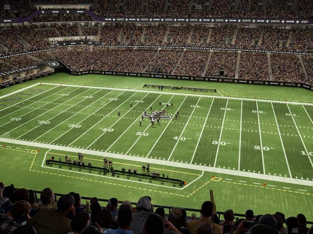 Caesars Superdome - Section 638 Seat View
