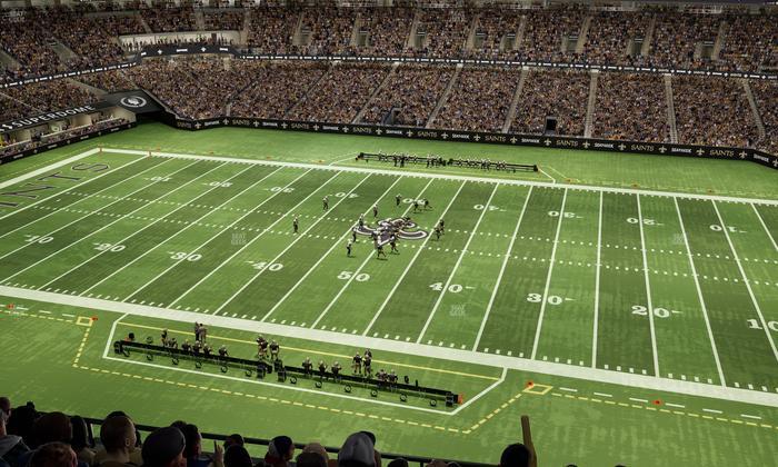 Caesars Superdome - Section 638 Seat View