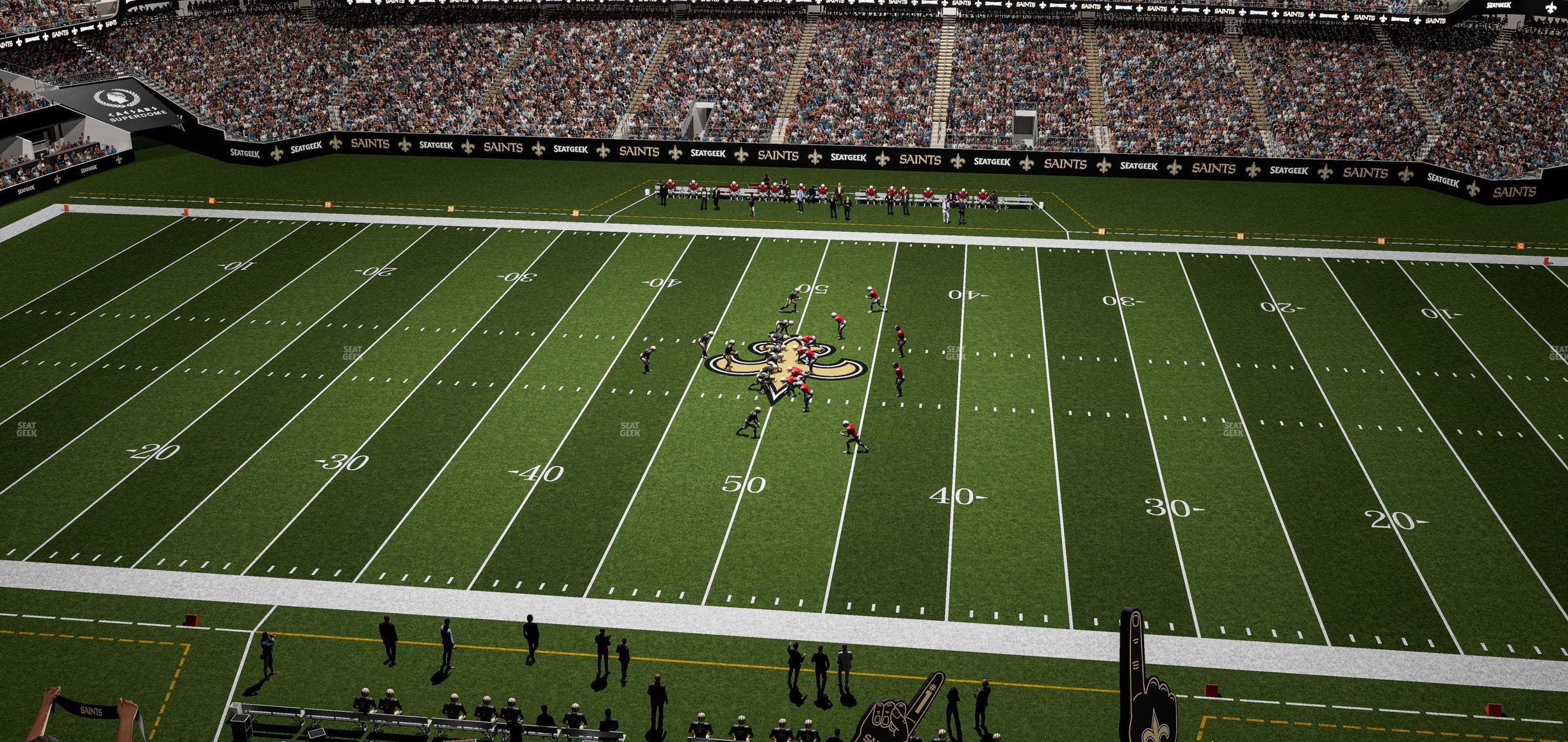 Caesars Superdome - Section 639 Seat View