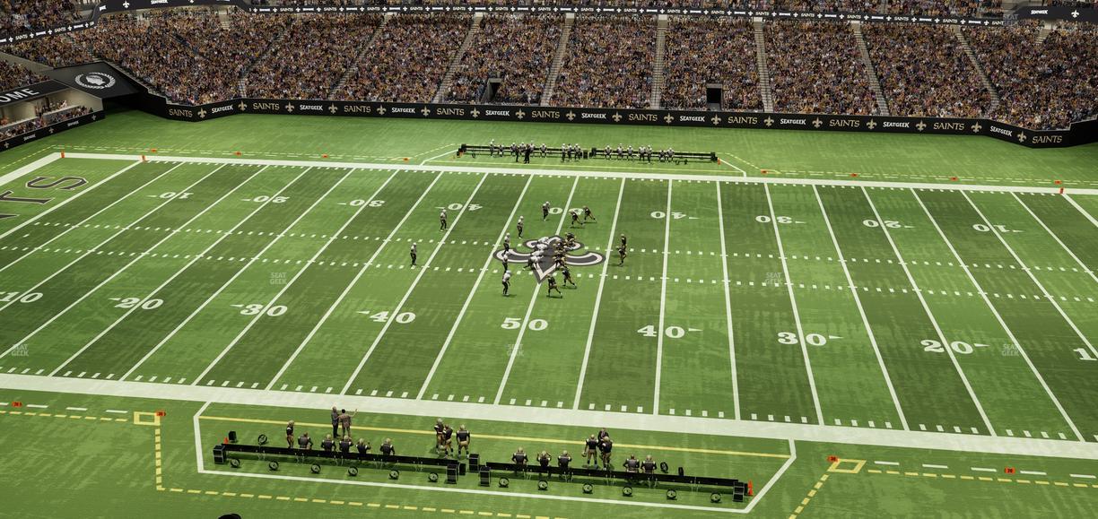 Caesars Superdome - Section 639 Seat View