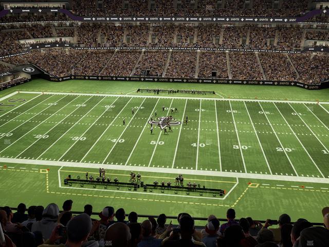 Caesars Superdome - Section 639 Seat View
