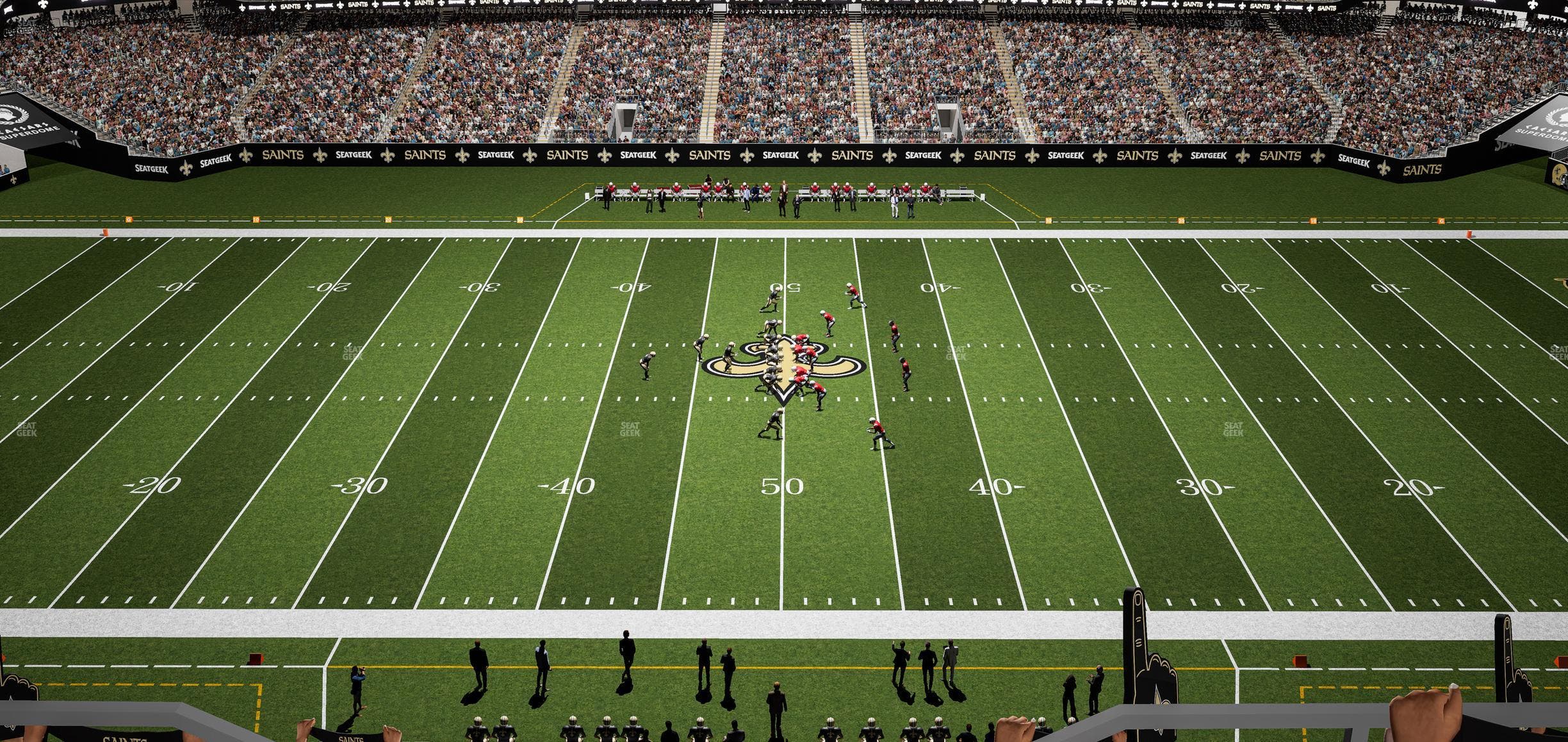 Caesars Superdome - Section 640 Seat View