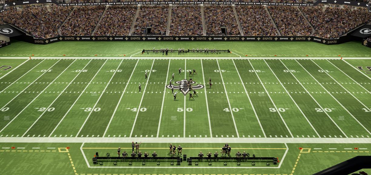 Caesars Superdome - Section 640 Seat View