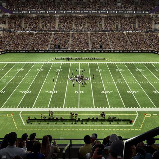 Caesars Superdome - Section 640 Seat View