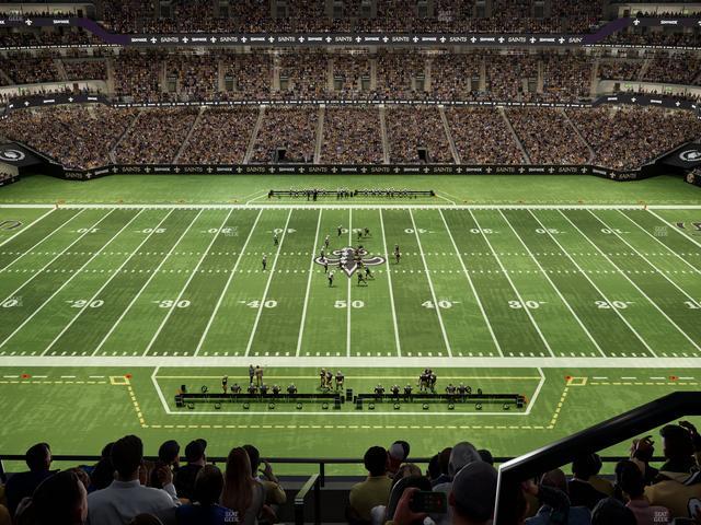 Caesars Superdome - Section 640 Seat View