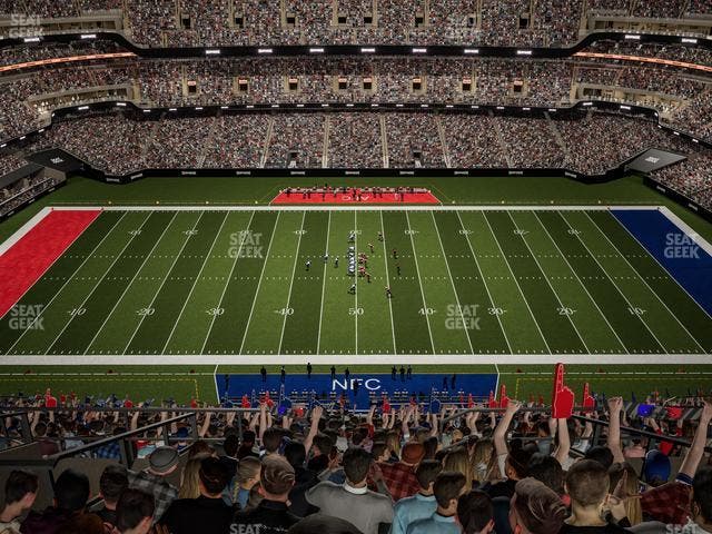 Caesars Superdome - Section 640 Seat View