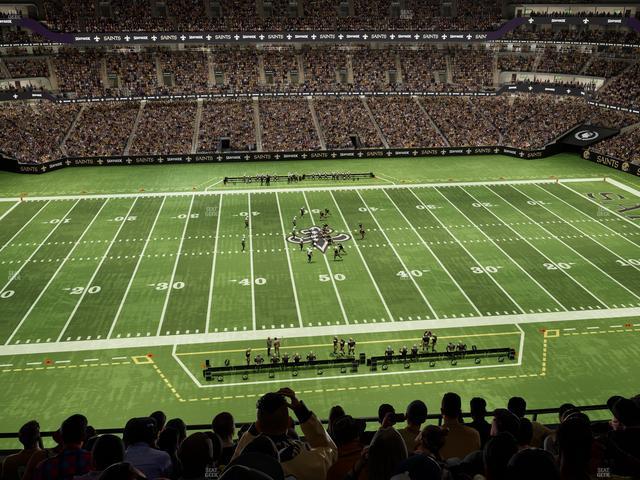 Caesars Superdome - Section 641 Seat View