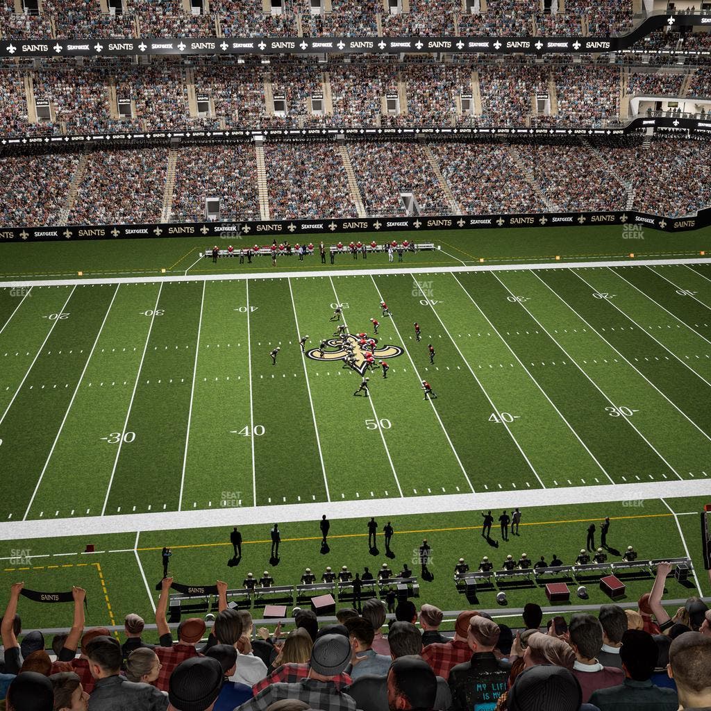 Caesars Superdome - Section 641 Seat View