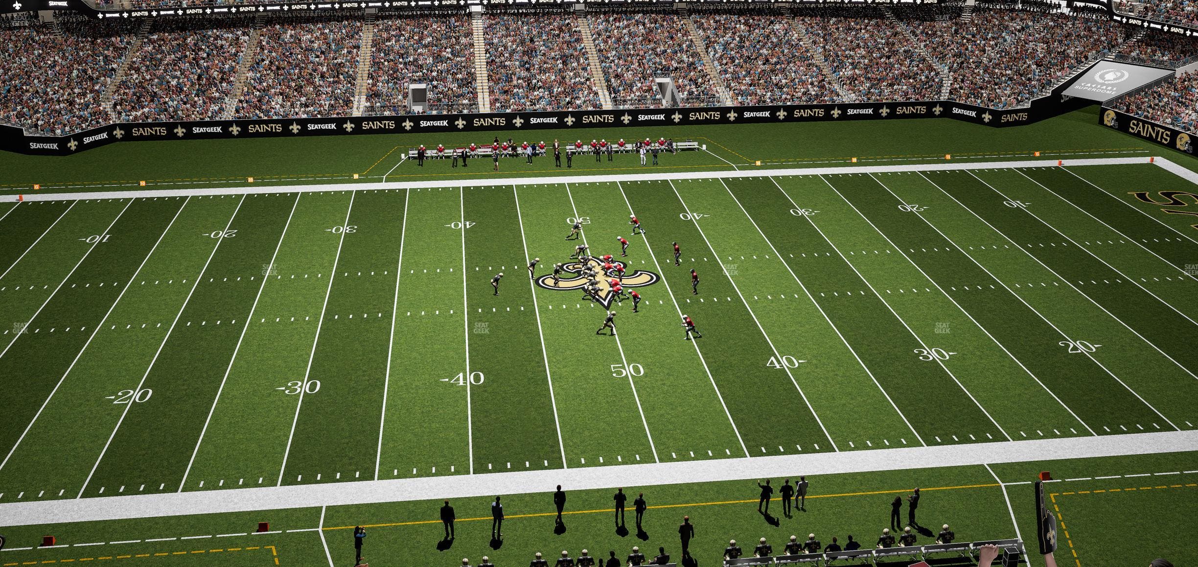 Caesars Superdome - Section 641 Seat View